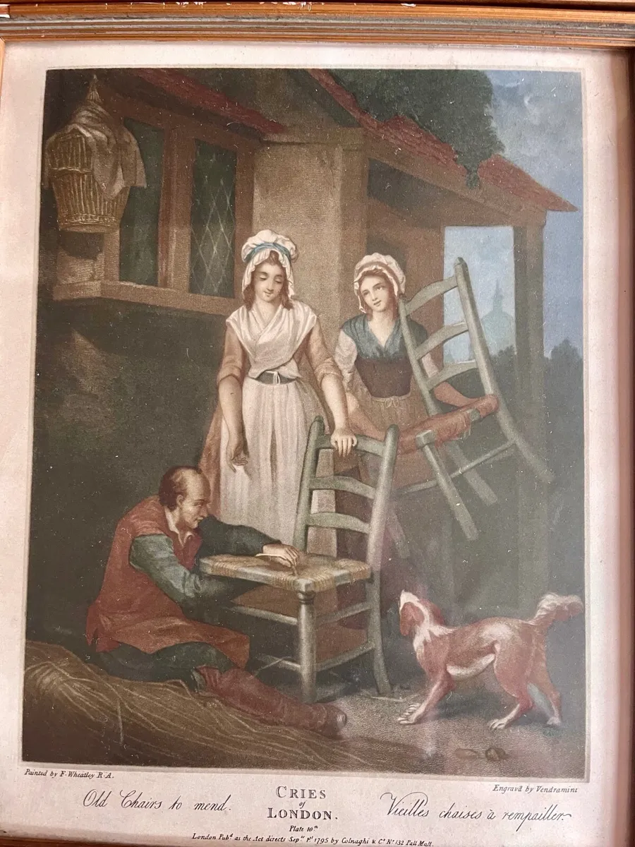 Antique Pictures - 12 Framed Cries of London - Image 4