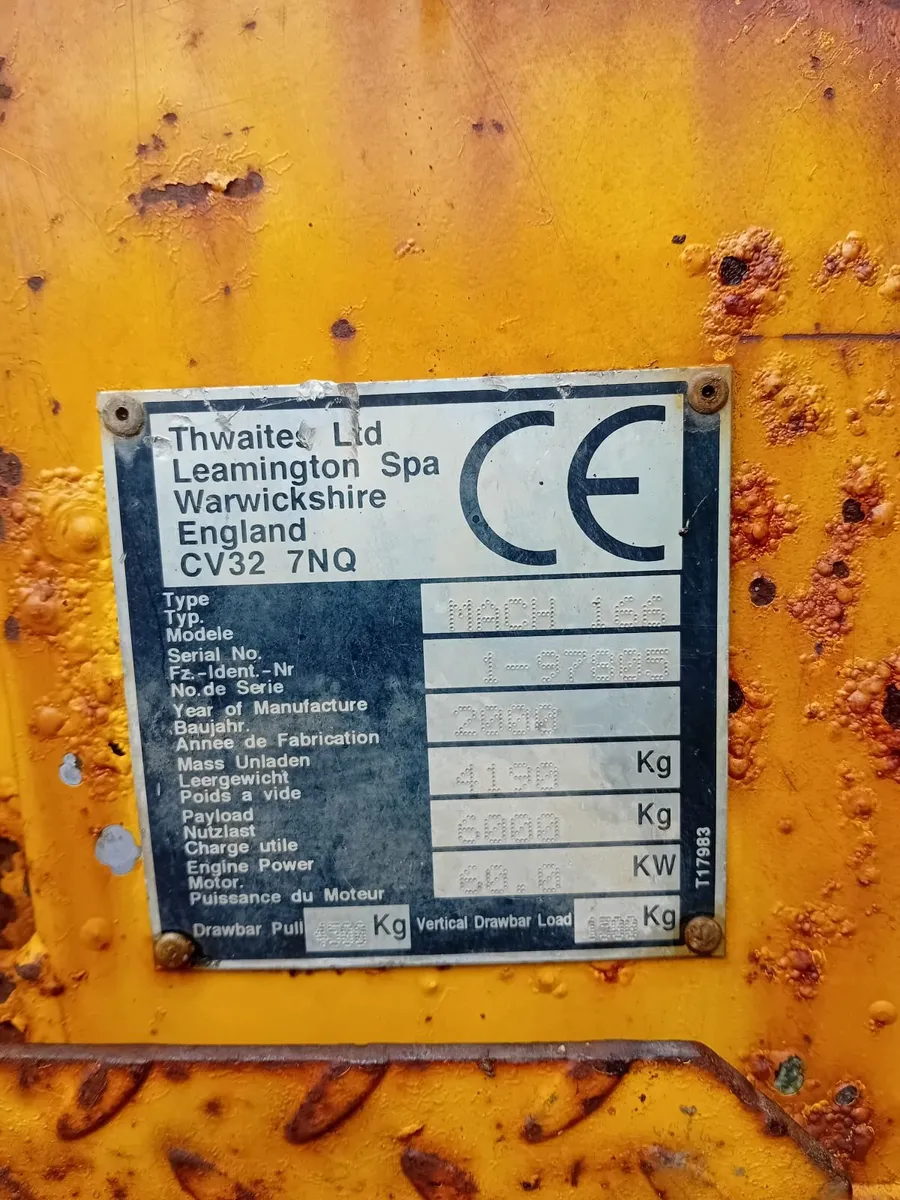 6 ton swivel dumper - Image 2