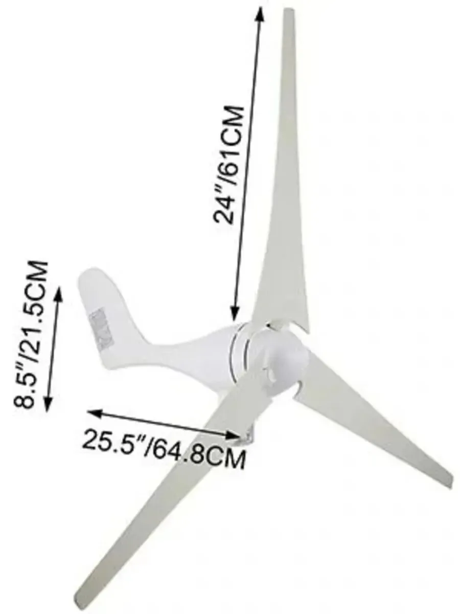 300W Wind Turbine Generator Kit – Home Renewable - Image 3