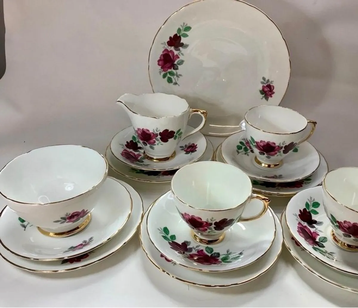 Royal Vale Bone China Tea Set - Image 2