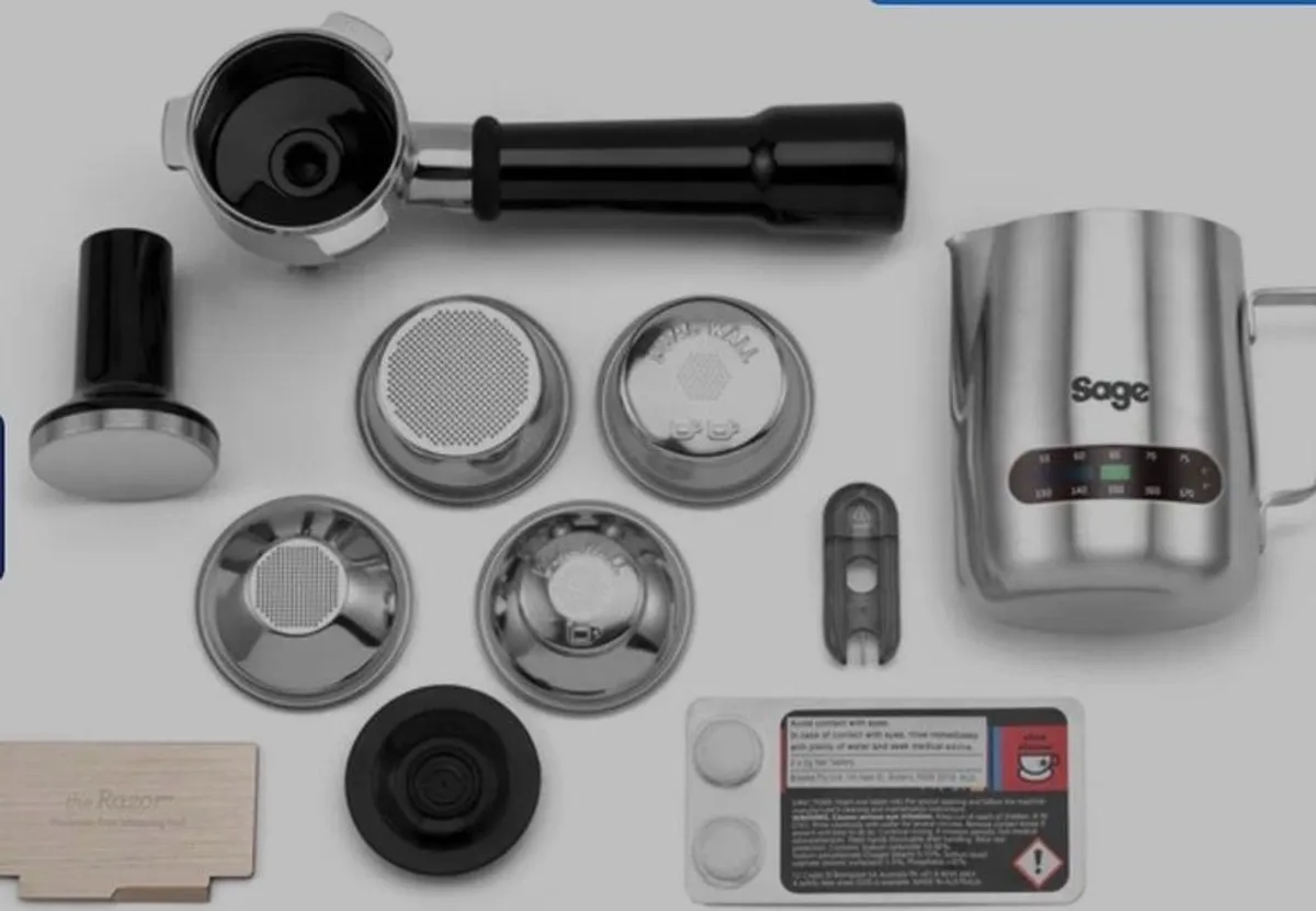 Sage Barista Express Coffee Machine + Accessories & Knock Box bought separately - Image 2