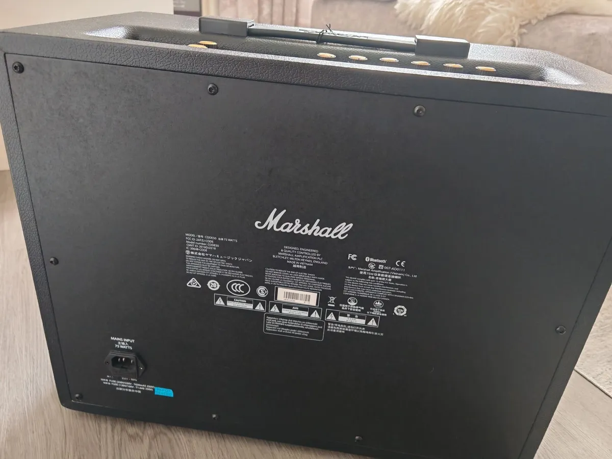 Marshall Amplifier code 50 - Image 3