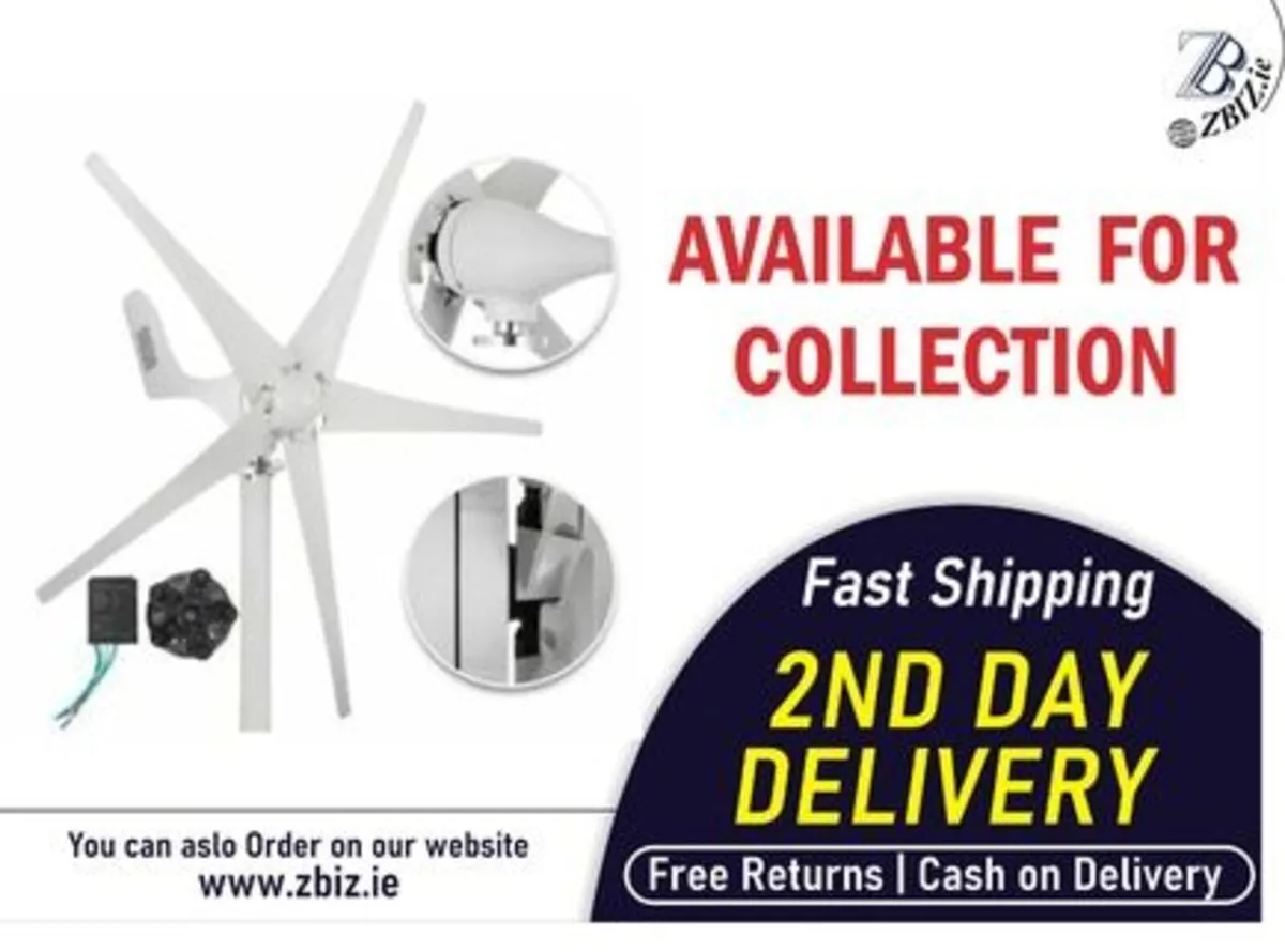 500W Wind Turbine Generator for Home Use - Image 1