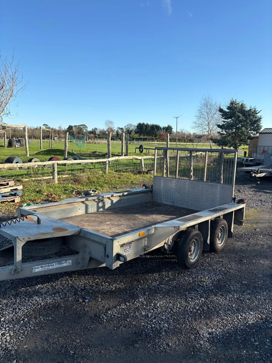 Ifor Williams plant trailer - Image 1