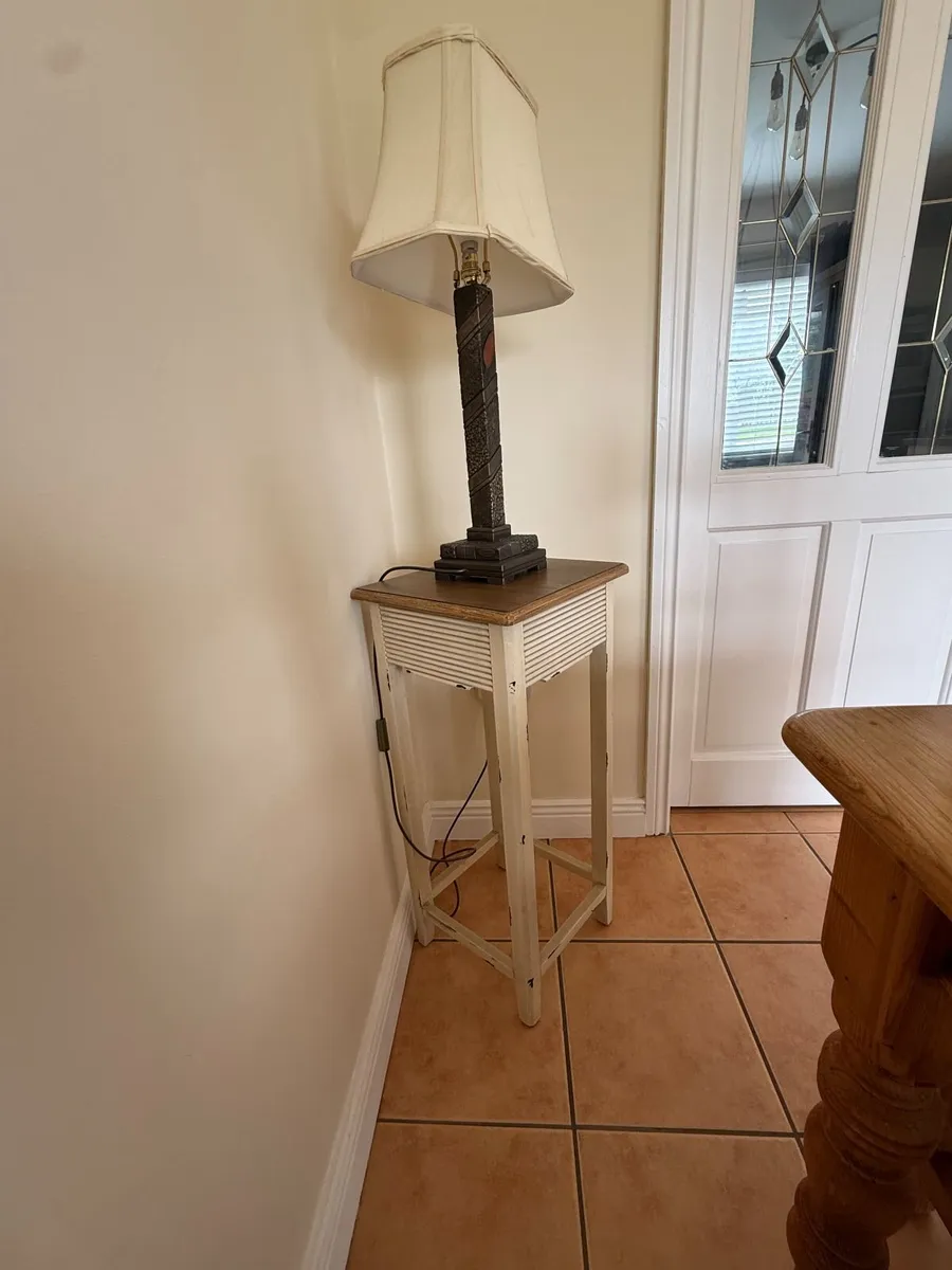 Sideboard and Lamp Table with Lamp - Image 3