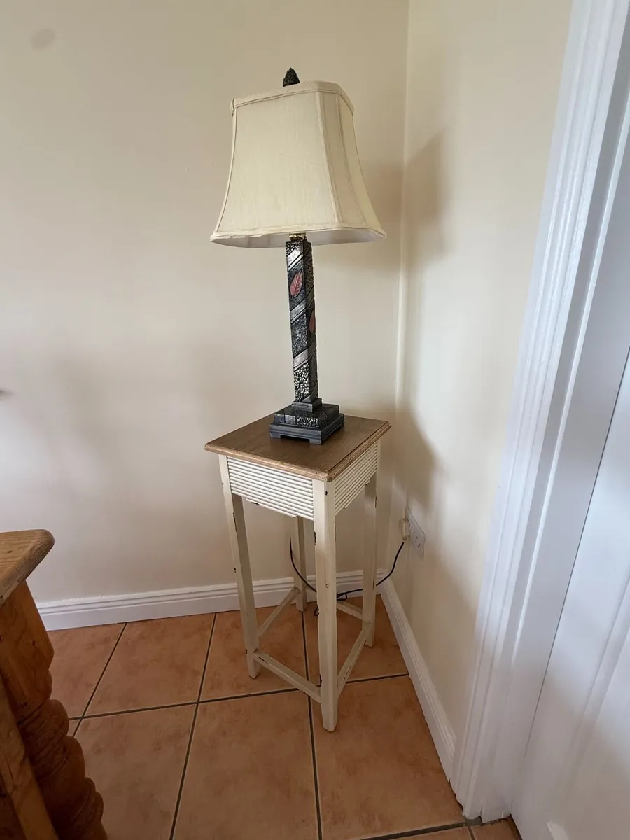 Sideboard and Lamp Table with Lamp - Image 4