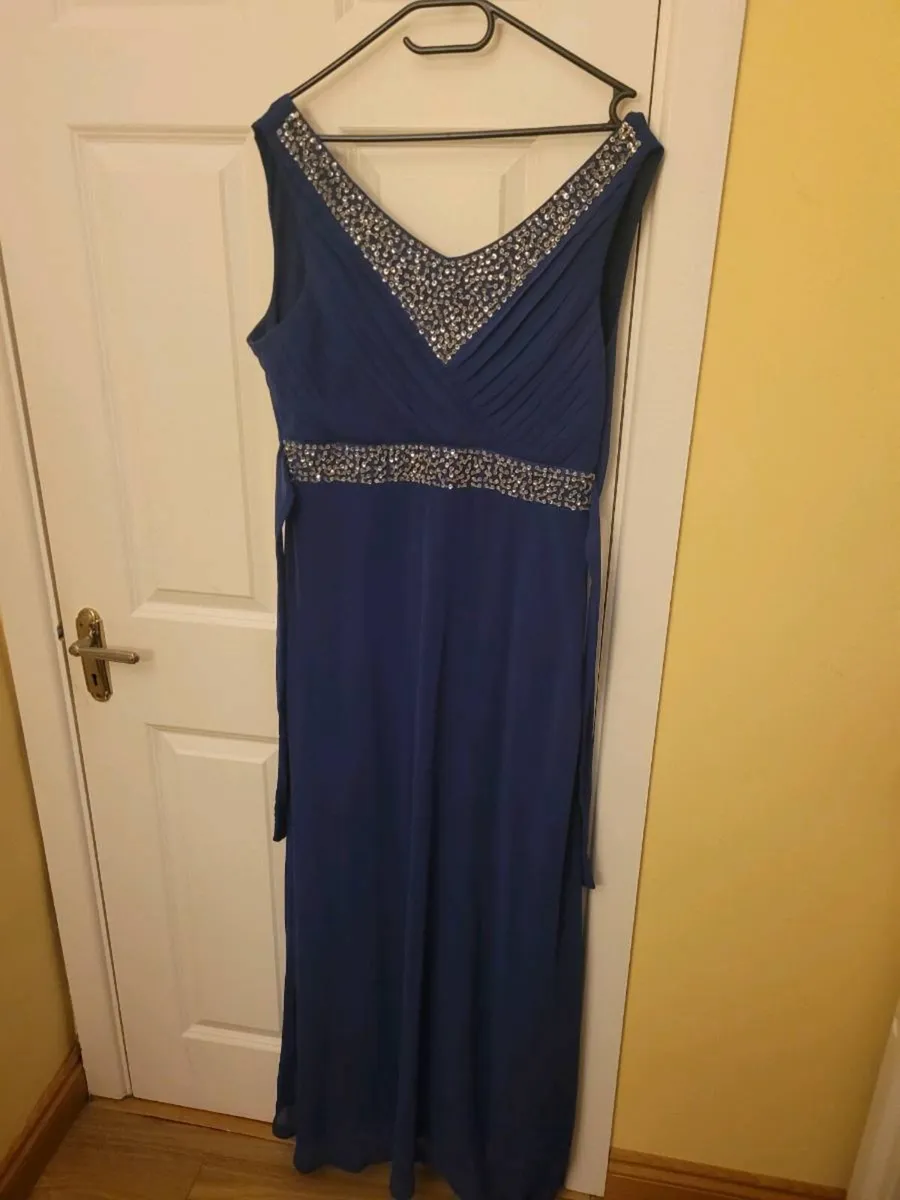 Size 14 royal blue dress - Image 1