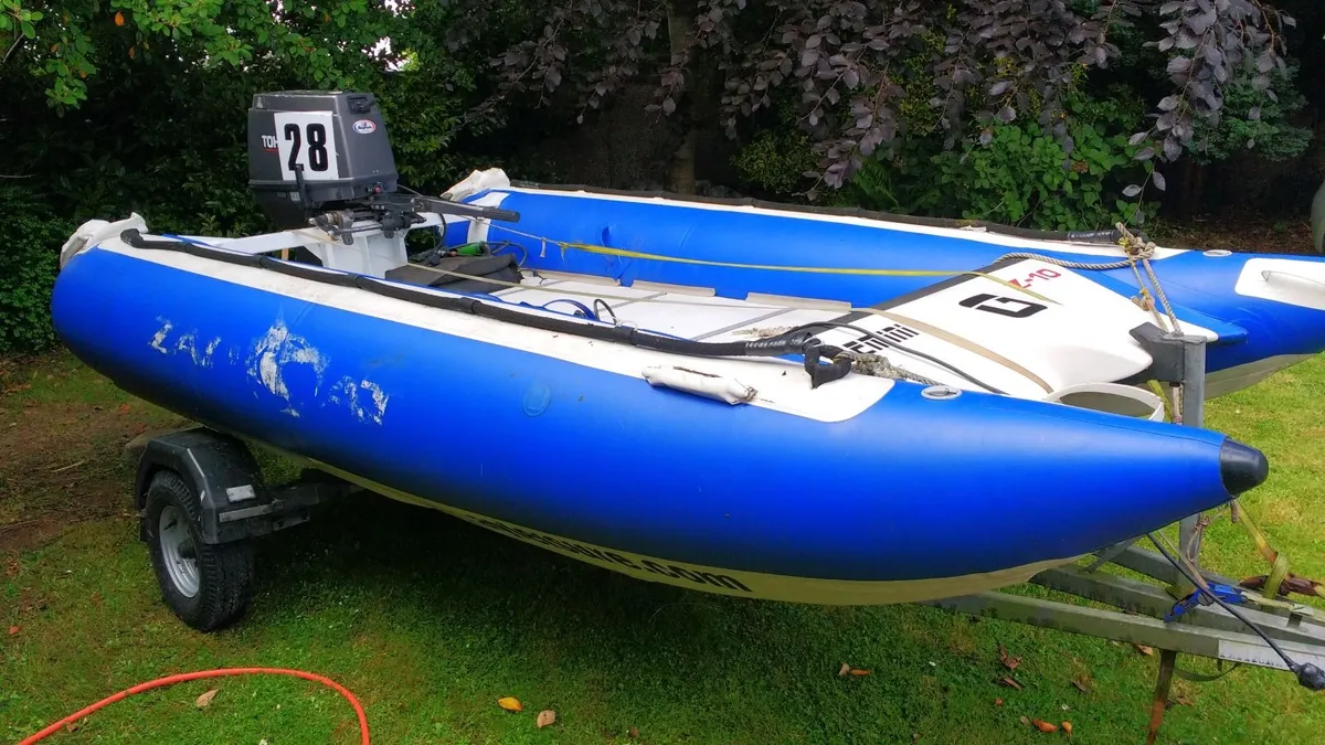 ZapCat Gemini Z-10 with Tohatsu 50 -Fully rigged - Image 1