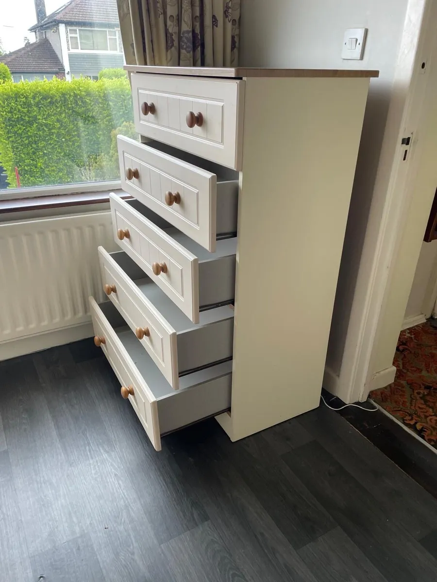 Wardrobe, chest of drawers set - Image 2
