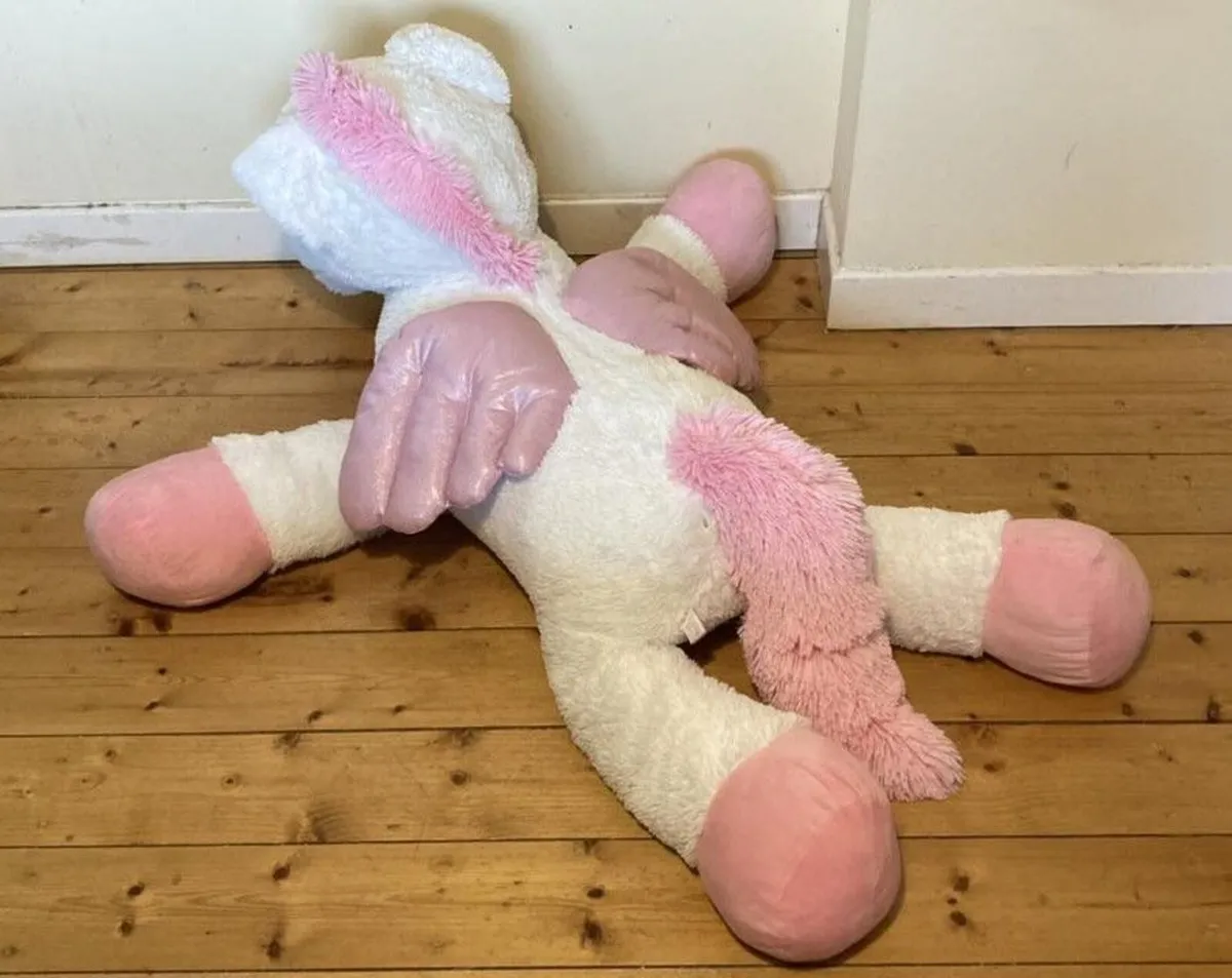 Magical Giant Unicorn Plush – Ultra Soft & Sparkly - Image 3