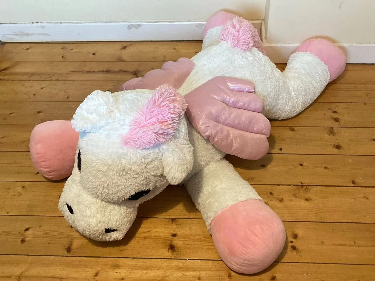 Magical Giant Unicorn Plush – Ultra Soft & Sparkly - Image 4