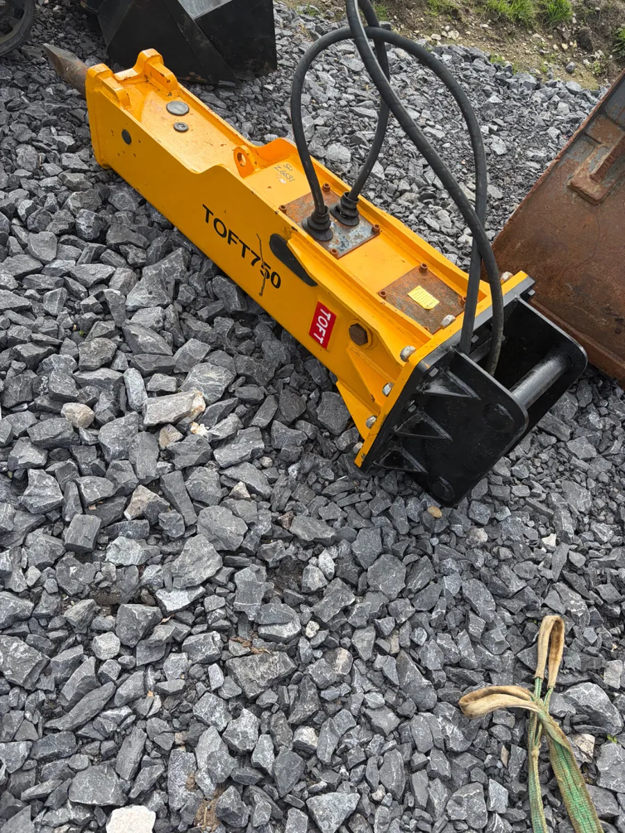 Unused Toft 750 rock breaker 50mm pin suit 8t - Image 2