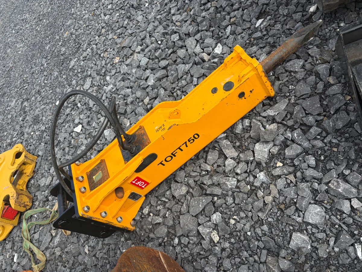 Unused Toft 750 rock breaker 50mm pin suit 8t - Image 1