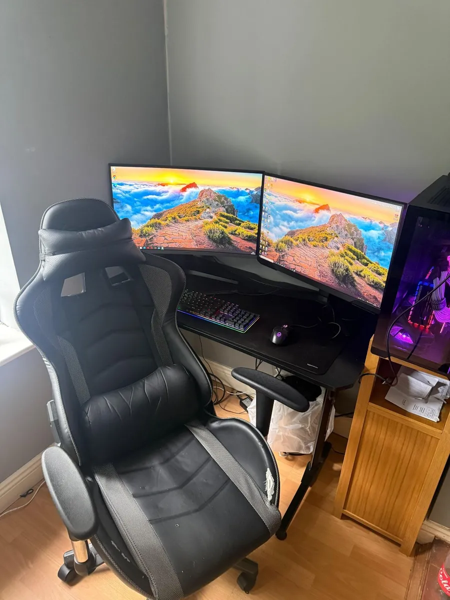 🔥 Full RGB Gaming Setup – Dual Monitor + Powerful - Image 3