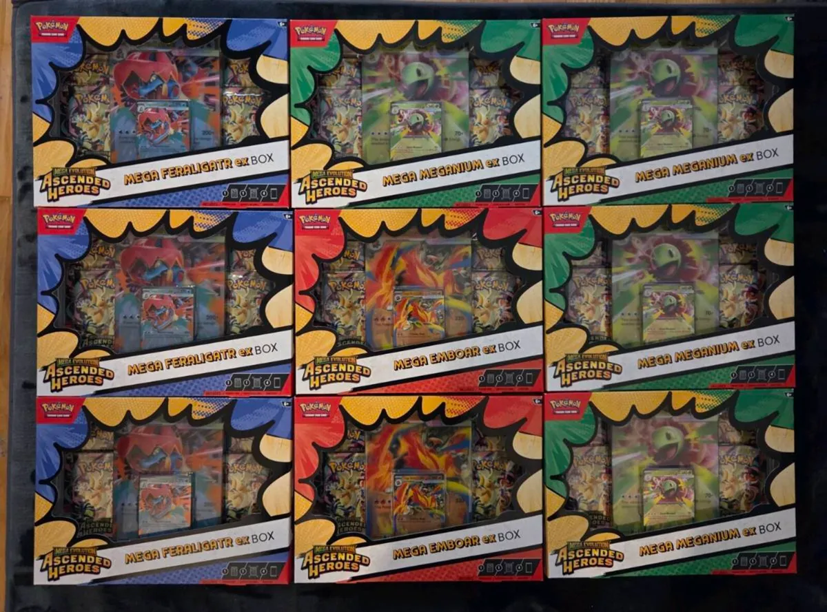 Pokemon Ascended Heroes Mega EX Boxes - Image 1