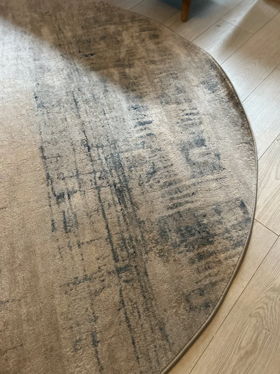 Round Rug – Kukoon Ludlow Bedtime Blue - Image 2
