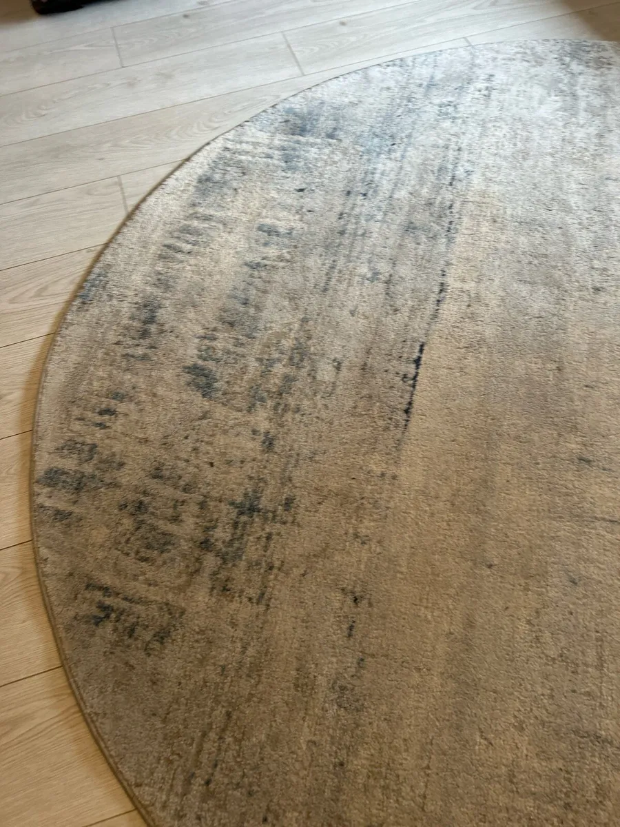 Round Rug – Kukoon Ludlow Bedtime Blue - Image 4