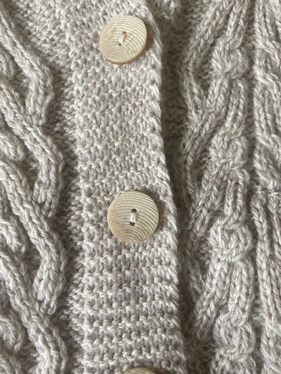 Blarney woollen mills hand-knit cardigan - Image 3