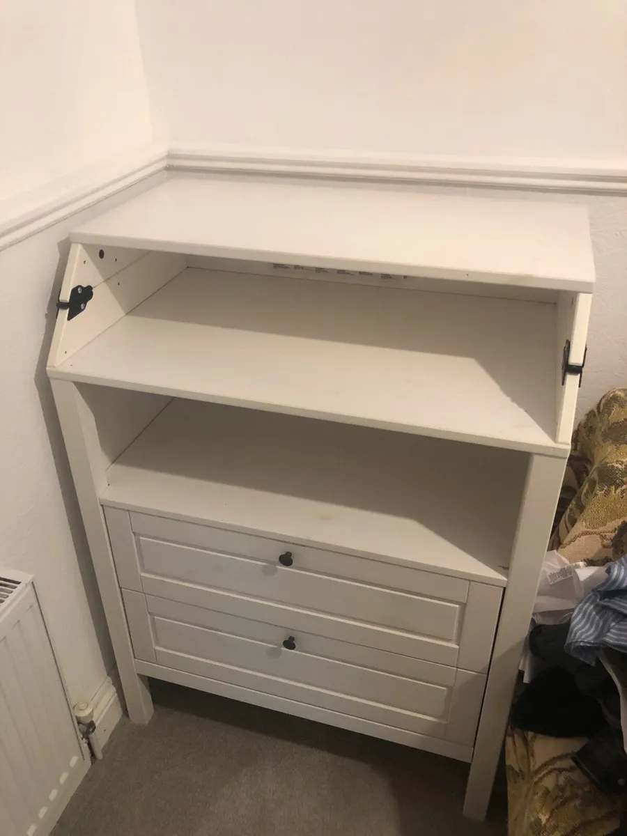 SUNDVIK Changing table/chest of drawers, white - Image 3