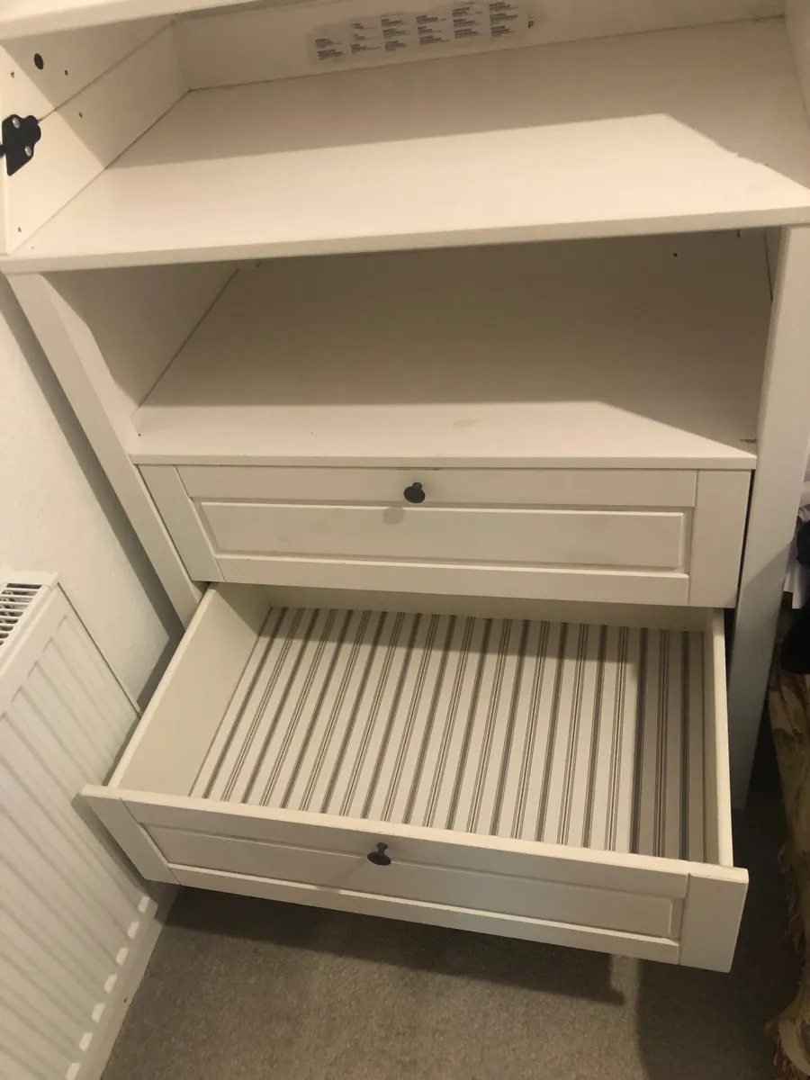 SUNDVIK Changing table/chest of drawers, white - Image 4