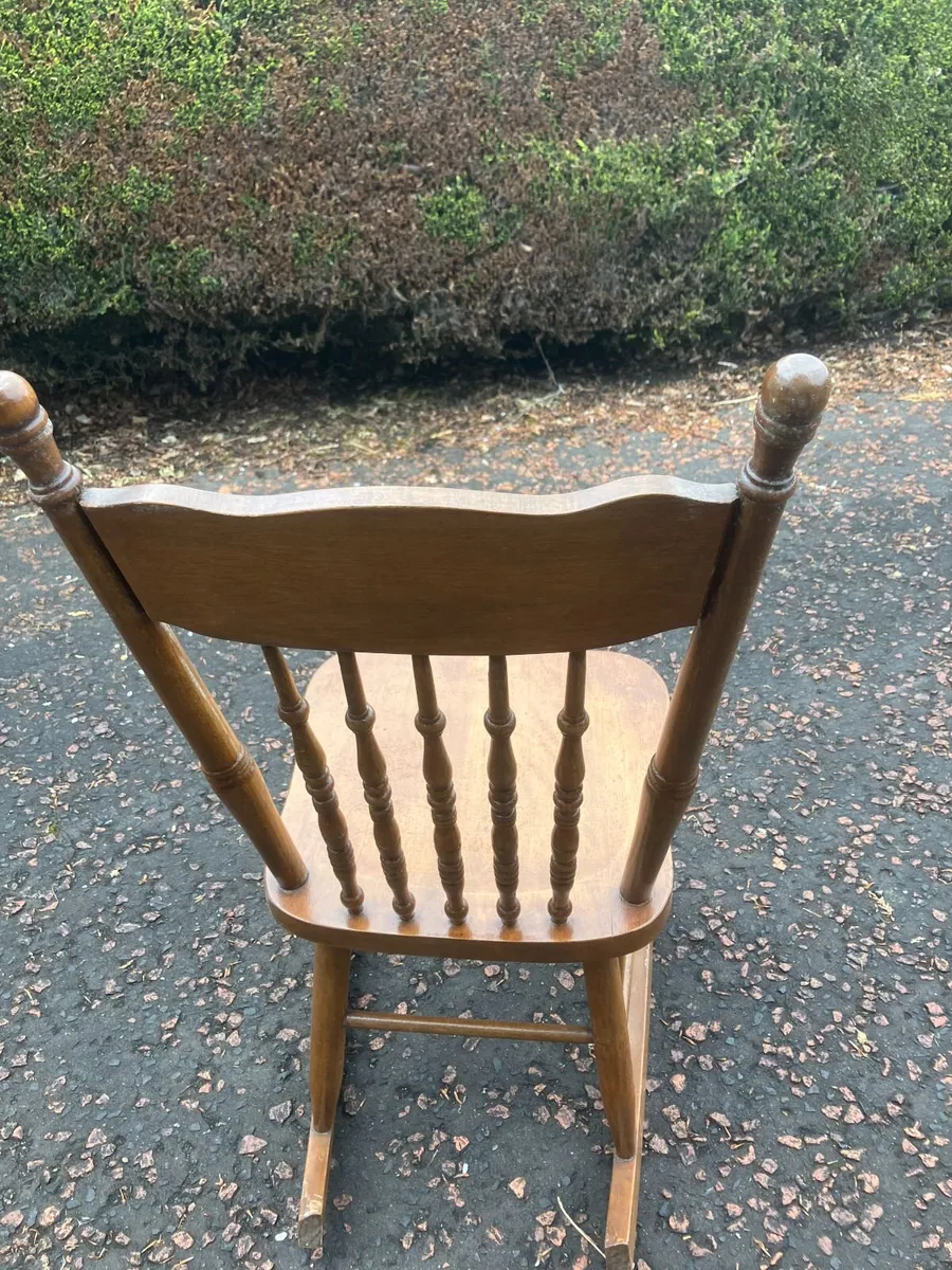 Genuine antique lady's rocking chair - Image 2