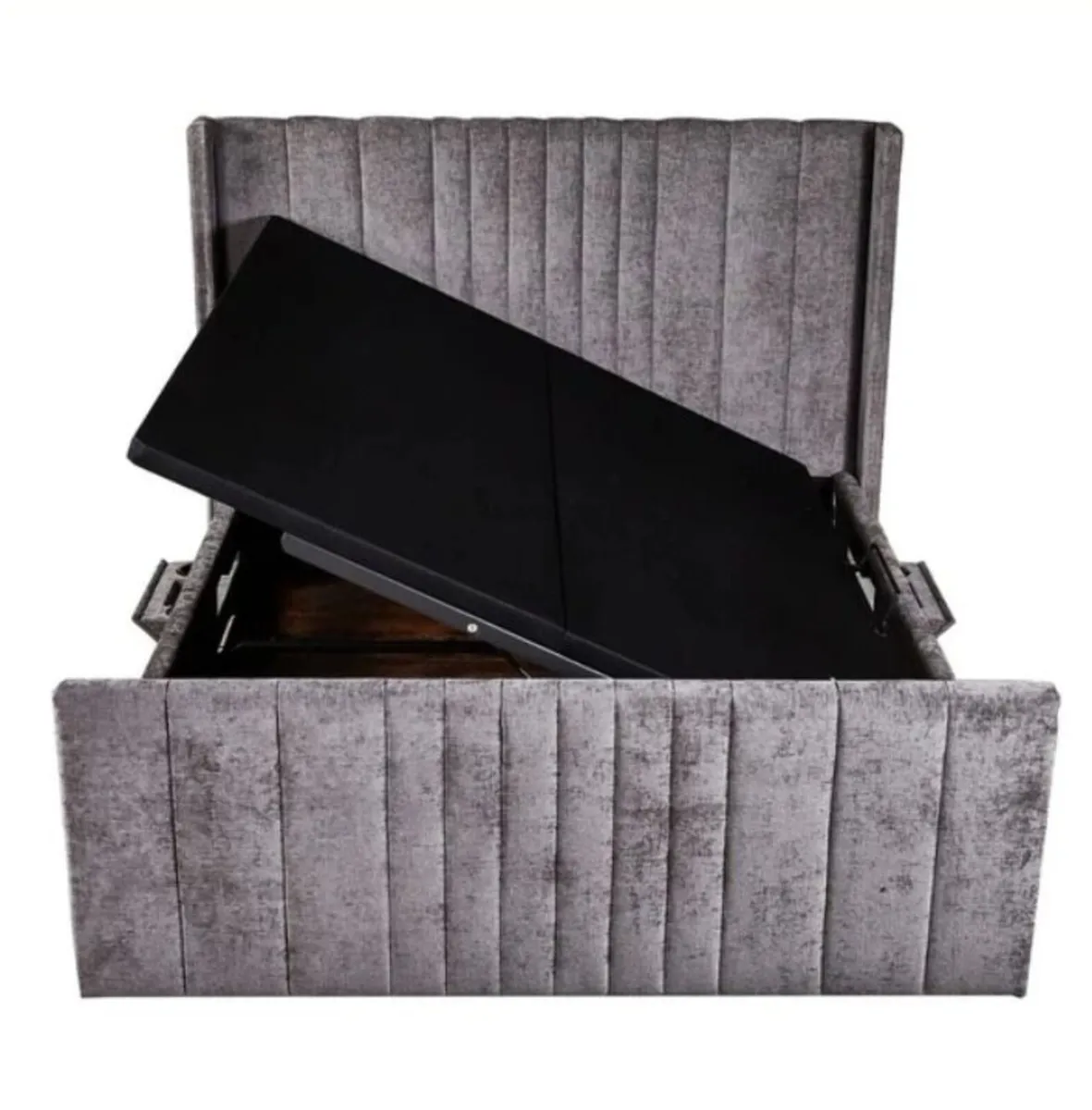 Clara Beige Grey Smart Storage Bed - Image 3