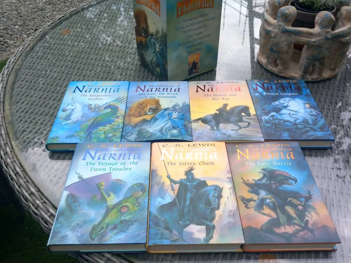 New Chronicles of Narnia CS Lewis 7 hardbacks D18 - Image 1