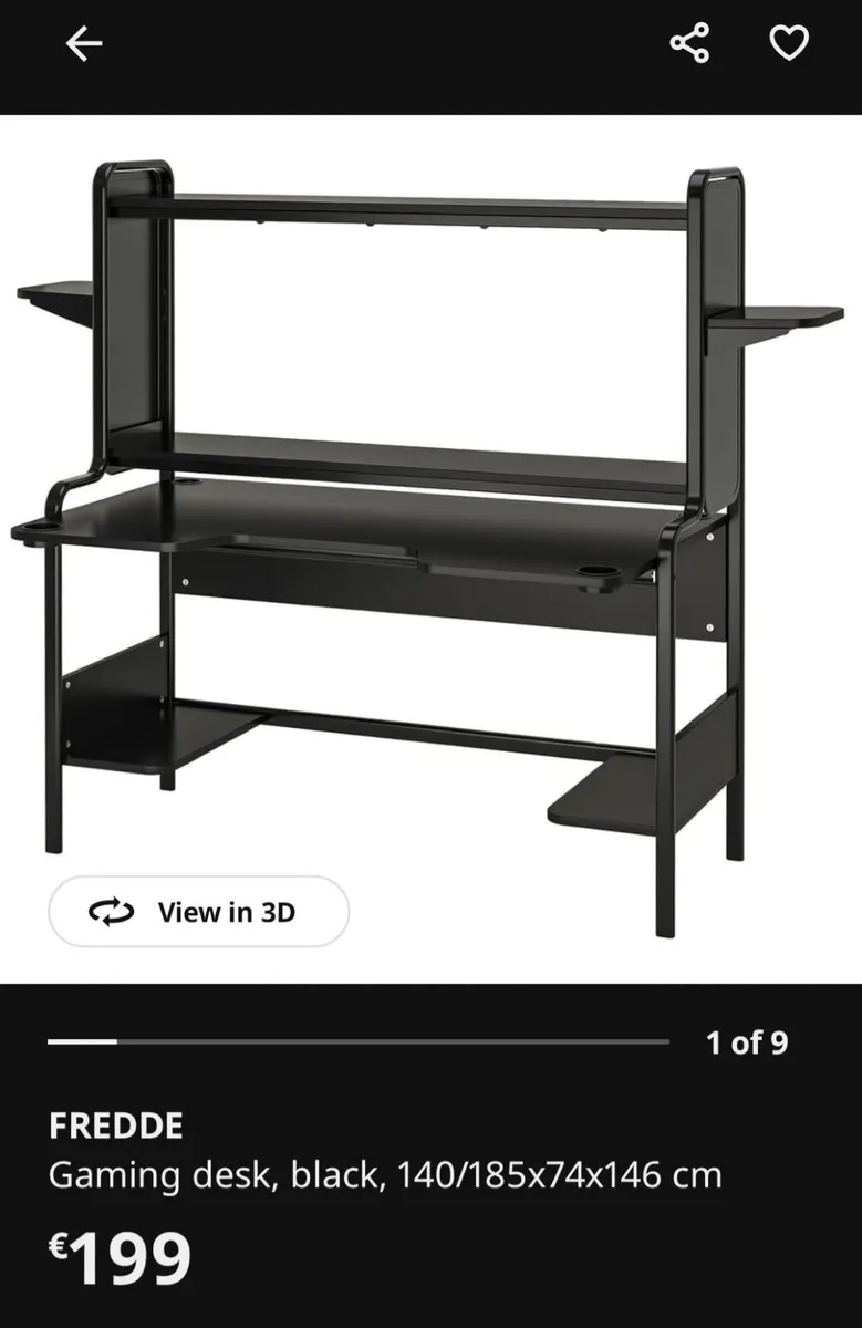 Ikea Gaming Desk - Image 1