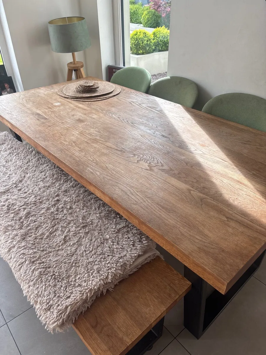 Dining Table and bench - Image 2
