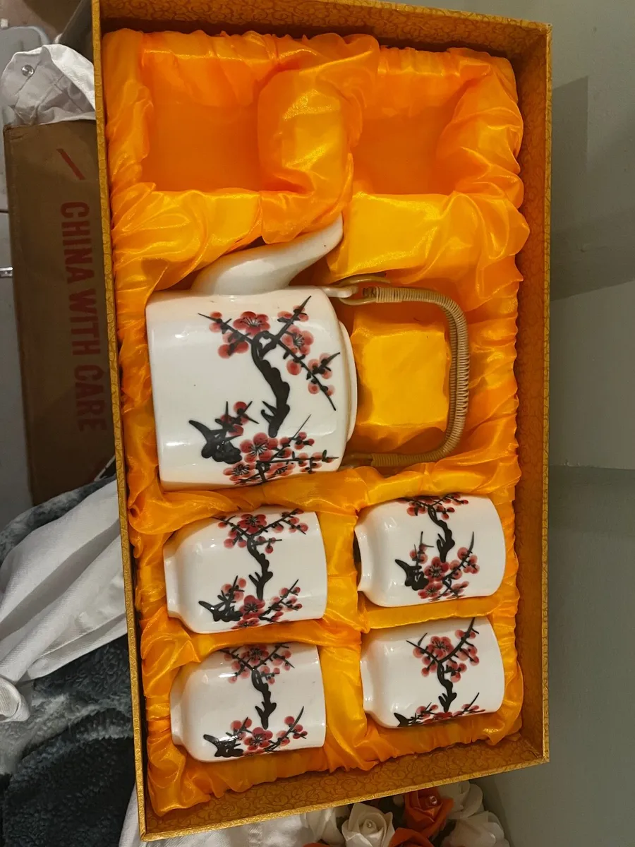 Chinese green tea set - Image 1