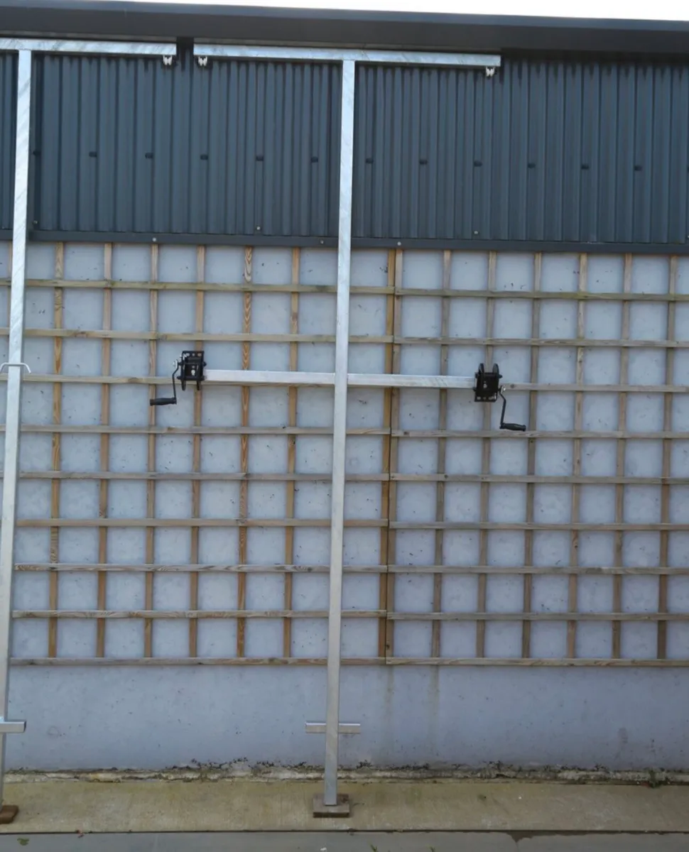 T frame galvanised clothes frame