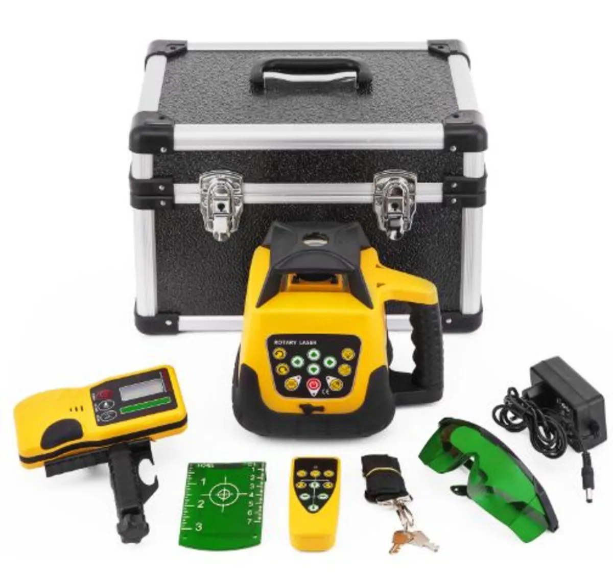 Rotary Green Laser Kit 500M+1.65M Aluminum Tripod - Image 4