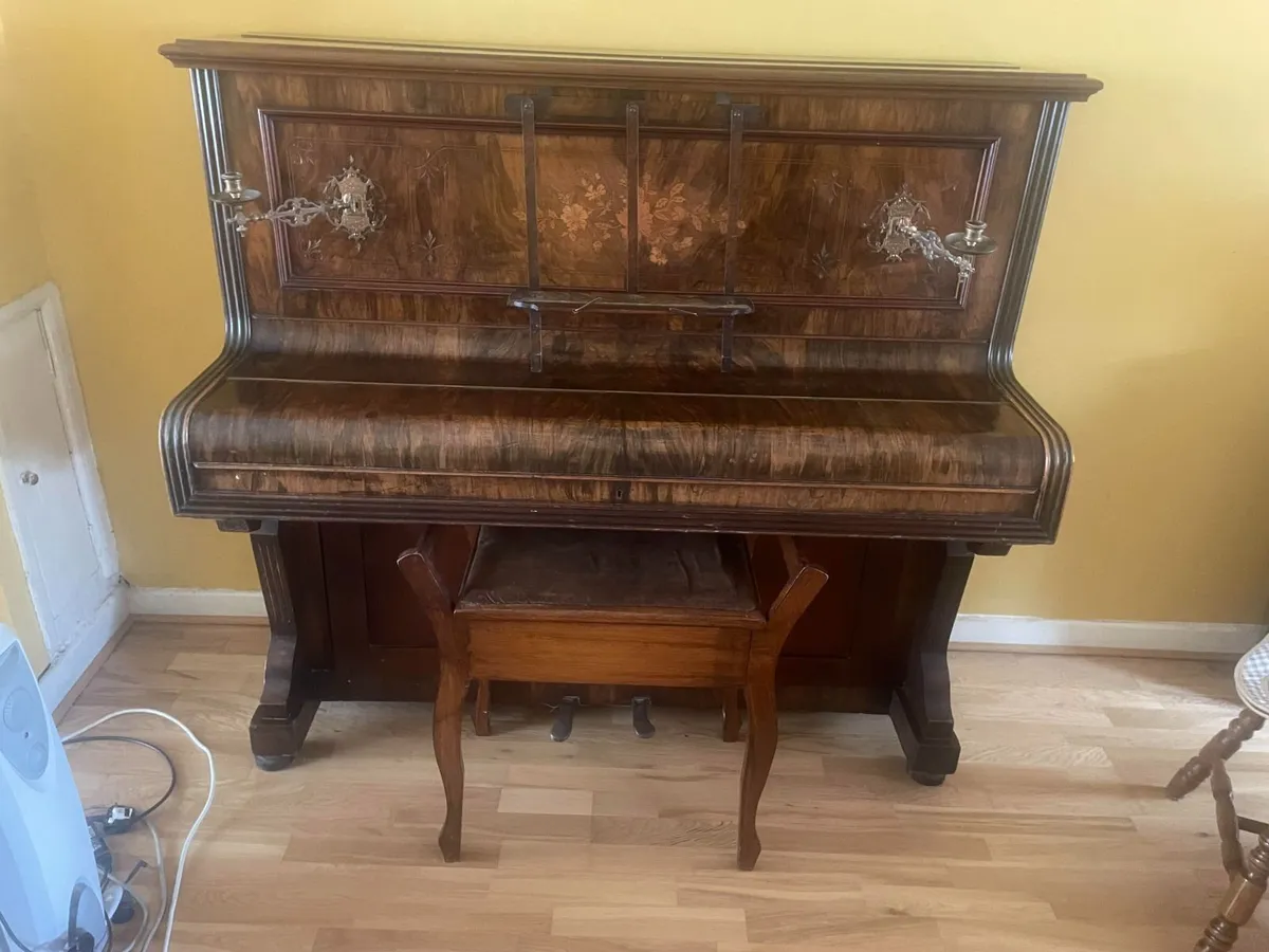 Piano and stool