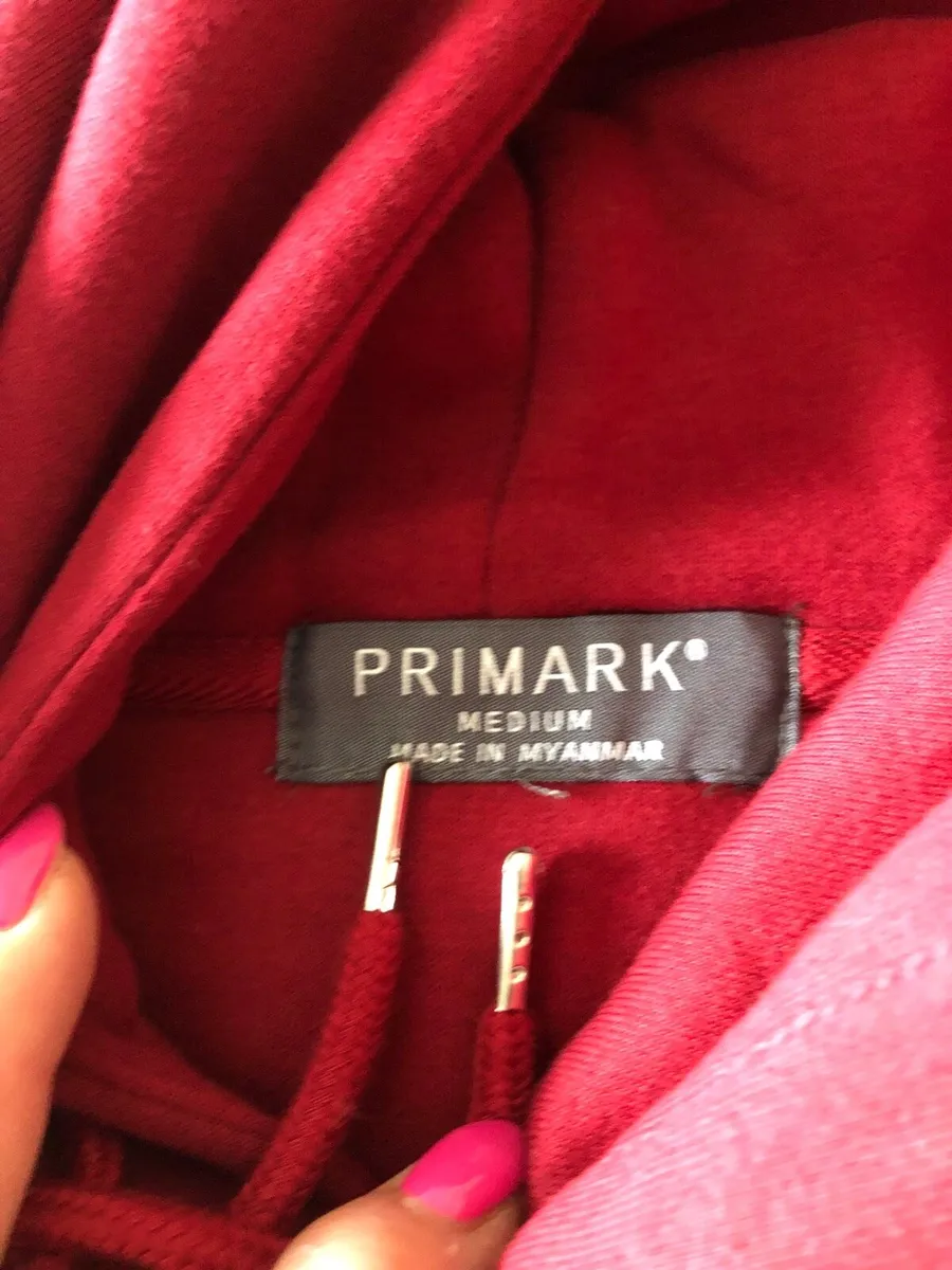 Mens burgundy hoodie size M €5 - Image 3