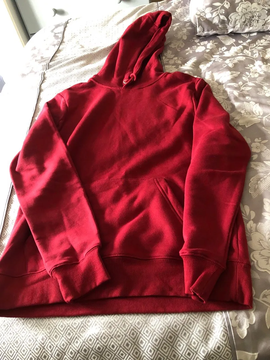 Mens burgundy hoodie size M €5 - Image 4