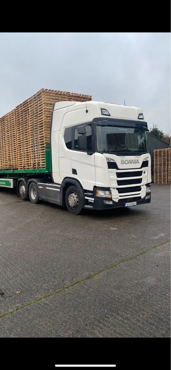 Scania r450 & flat trailer &Curtainsider - Image 1