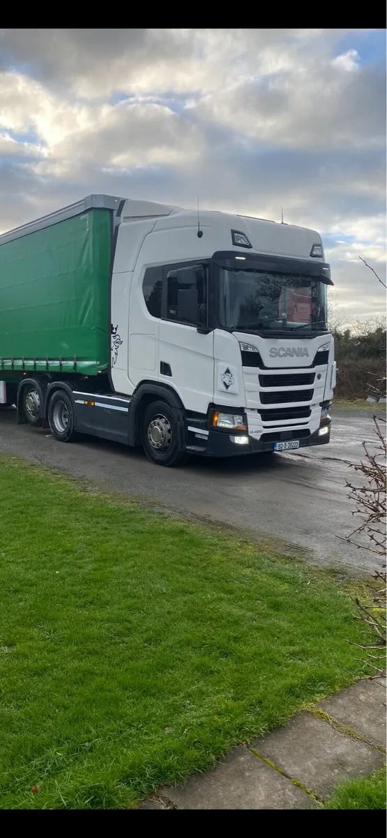 Scania r450 & flat trailer &Curtainsider - Image 3