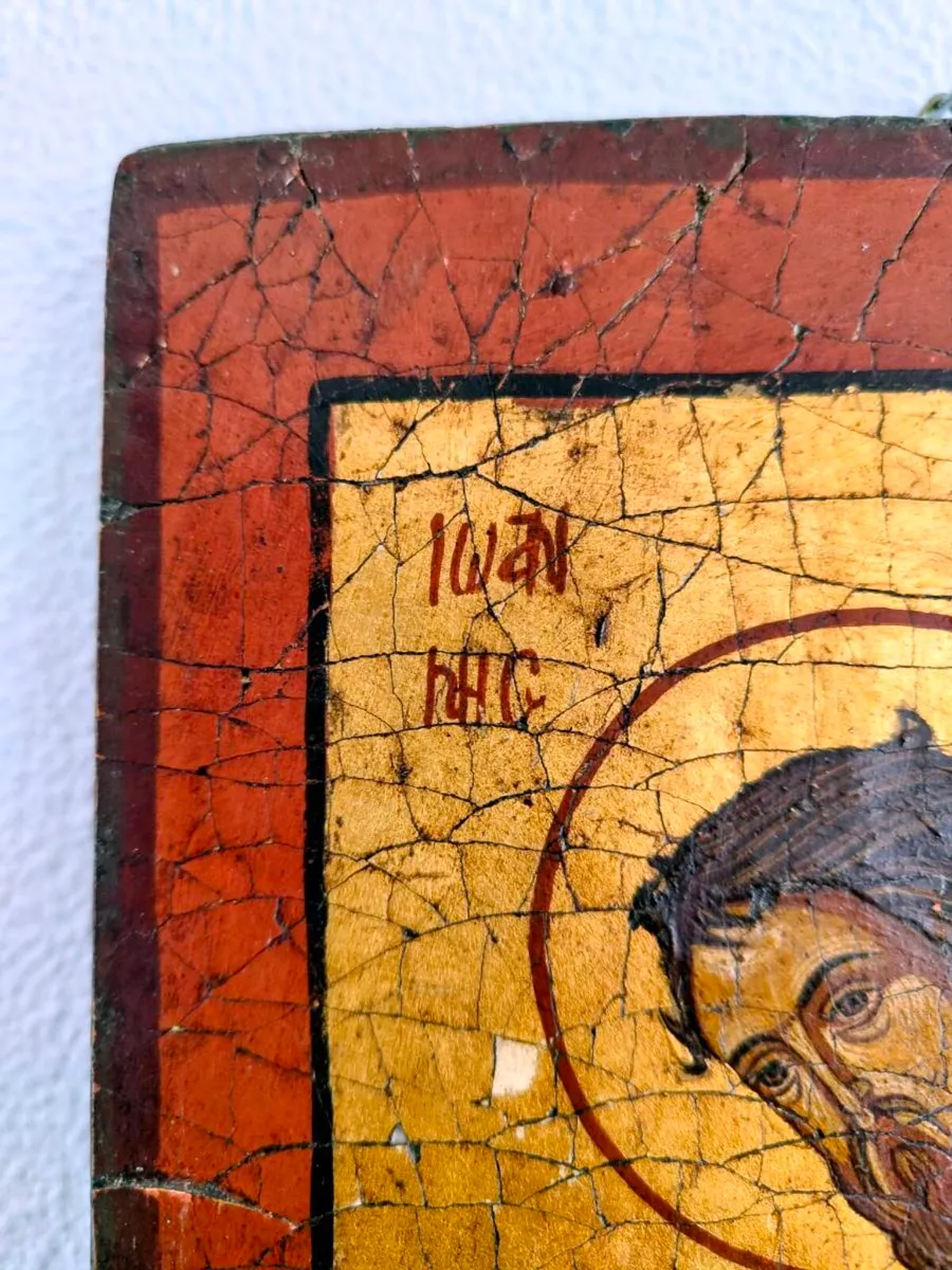 Old - Virgin Mary and John the Baptist Icons - Image 4