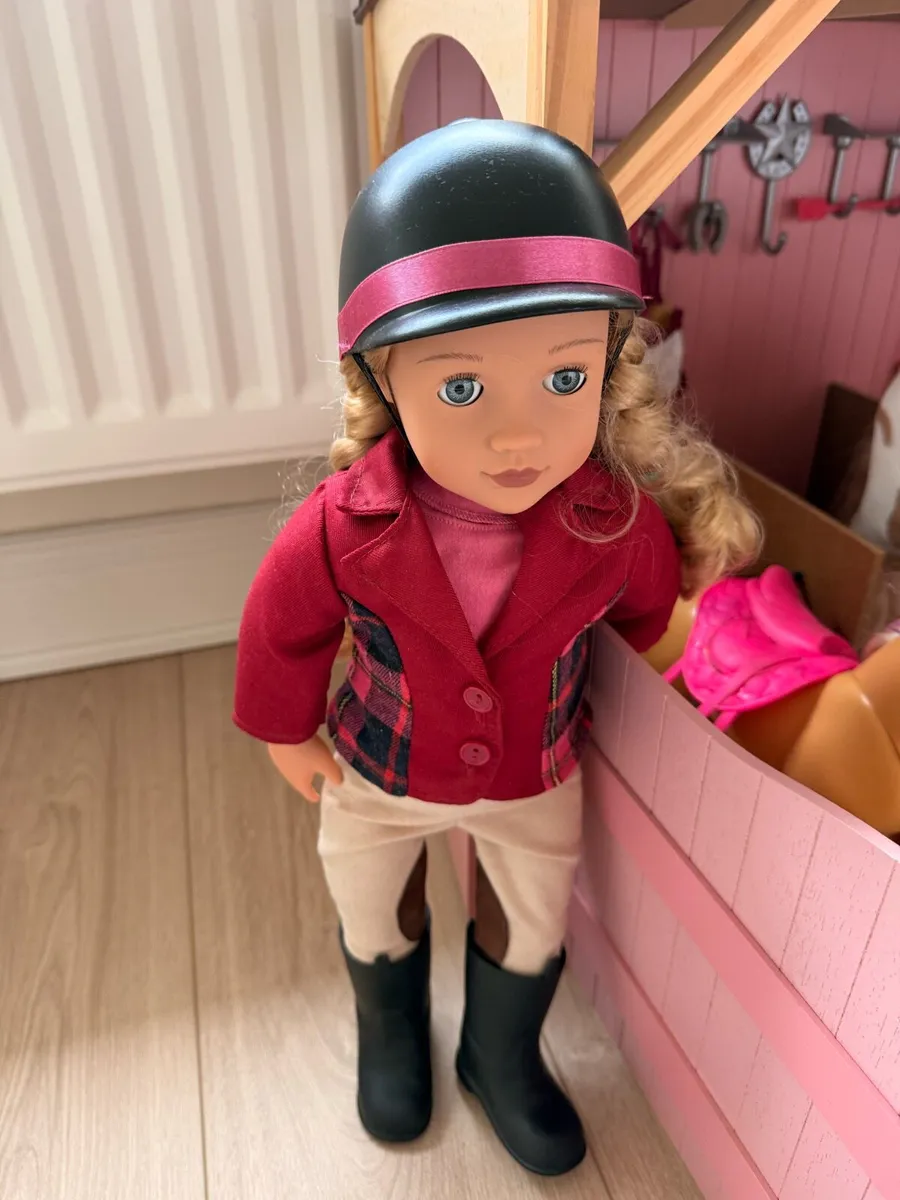 Our Generation Doll, Stable and horses bundle - Image 4