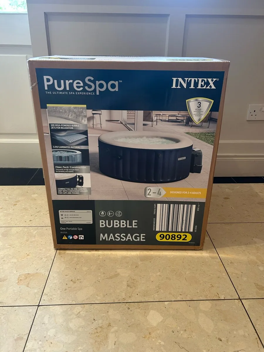 New Intex Inflatable Hot Tub - Image 1