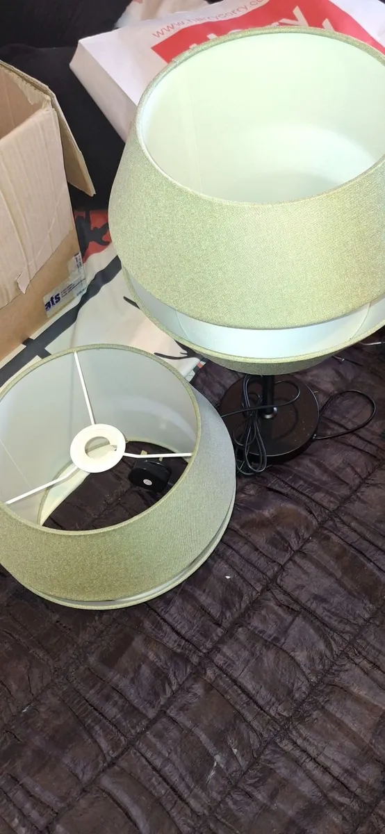Table Lamp and Lampshade - Image 1