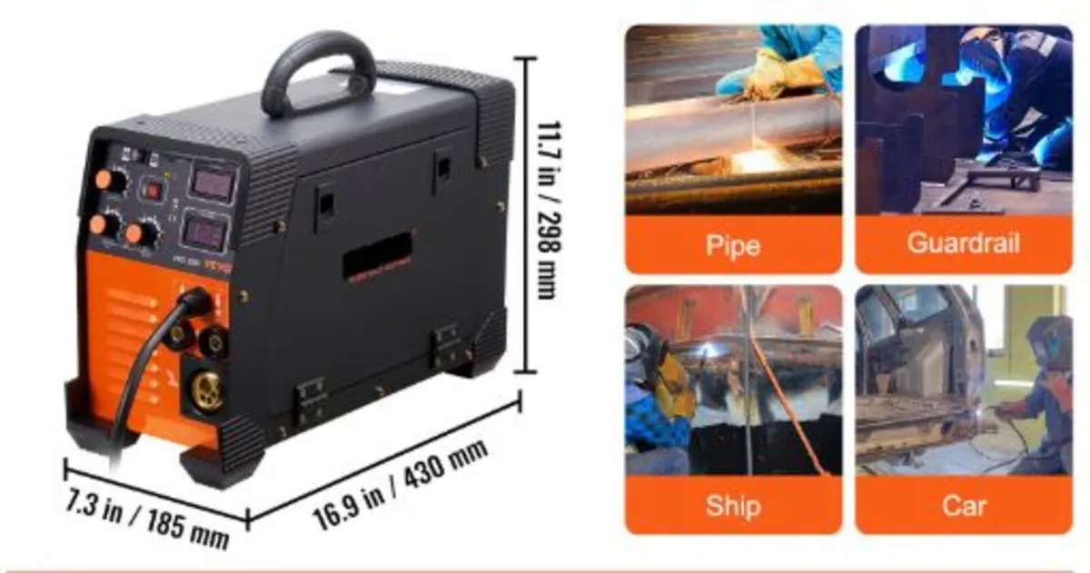 MIG Welder 250 Amp MIG TIG Arc Welder 3 in 1 Weld - Image 2