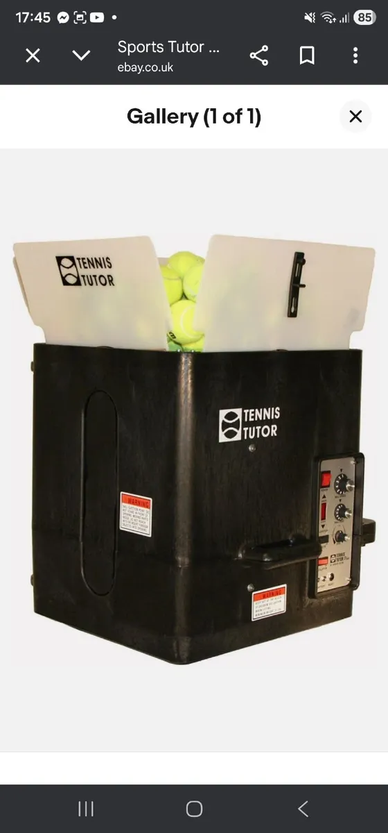 Tennis Tutor Plus Ball Machine - Image 1