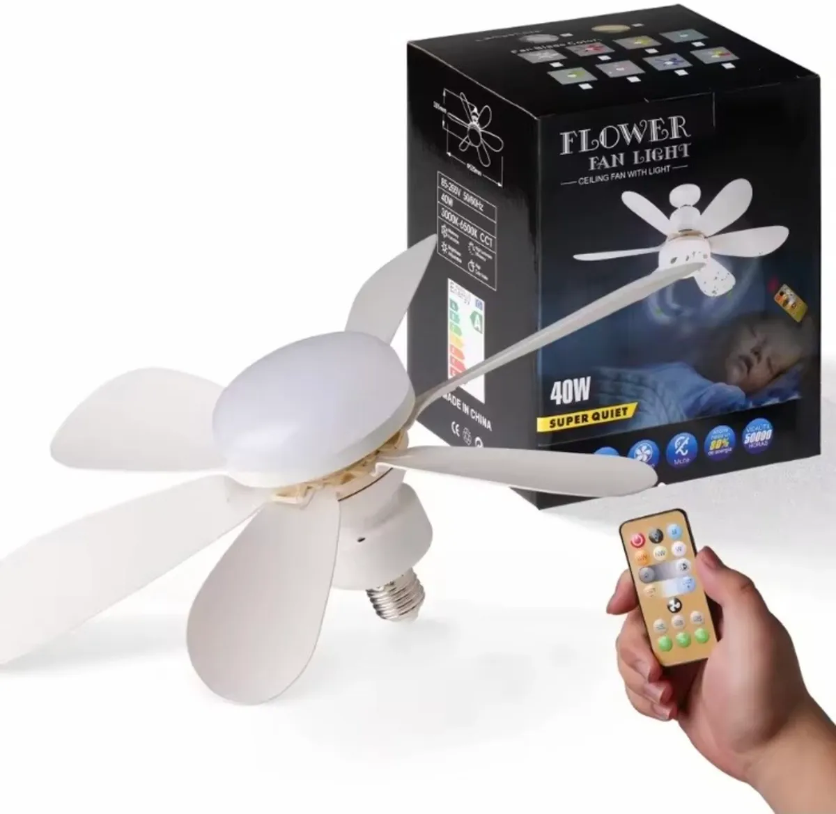 Ceiling fan light with remote - Image 3