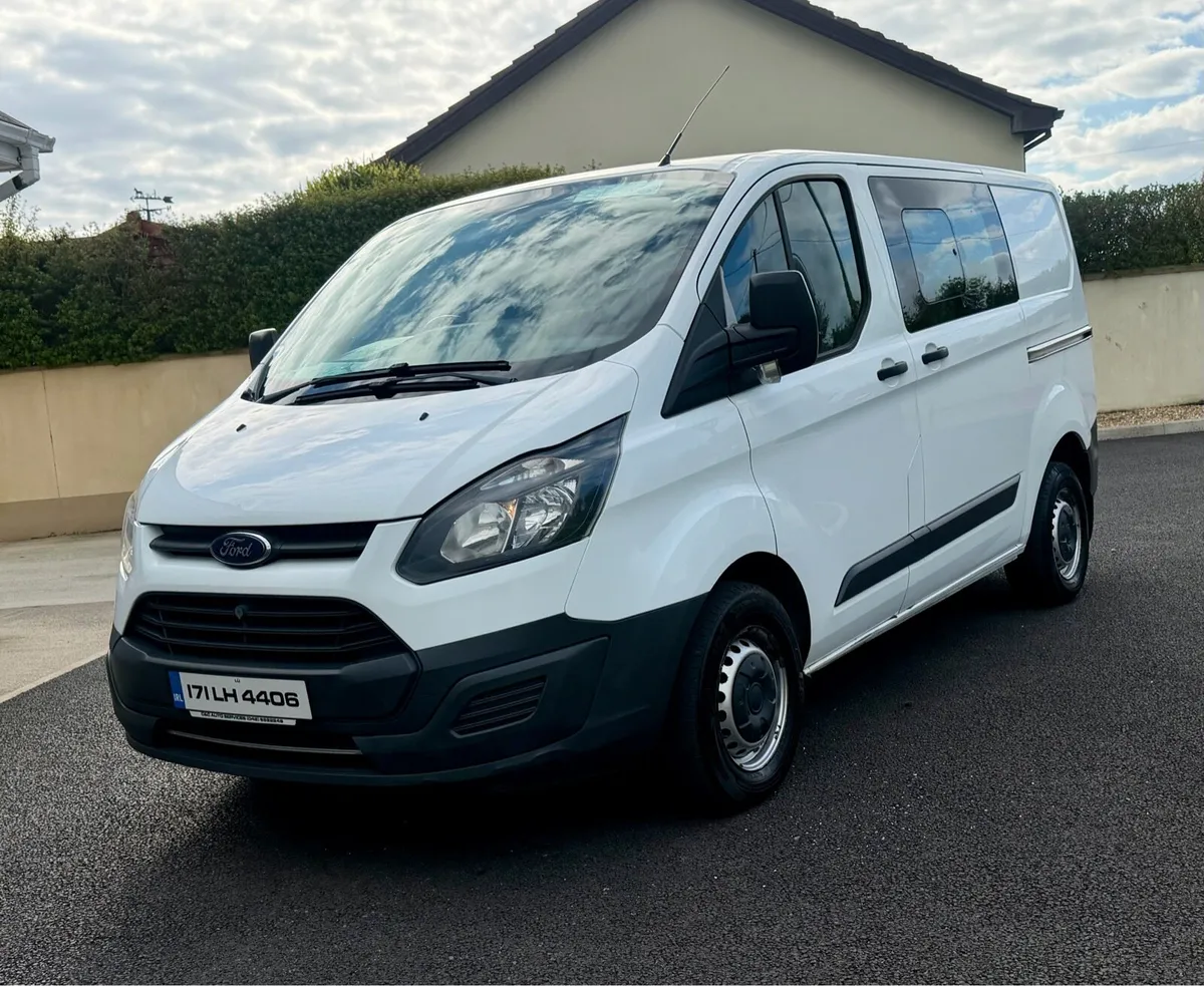 2017 Transit Custom 2.0 Crew-cab €333 Tax - Image 2
