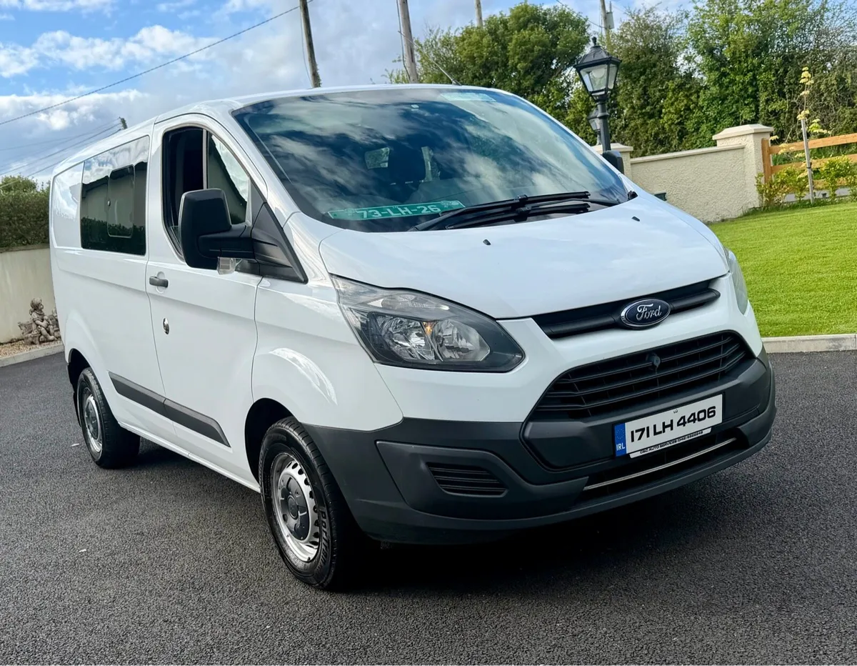 2017 Transit Custom 2.0 Crew-cab €333 Tax - Image 1