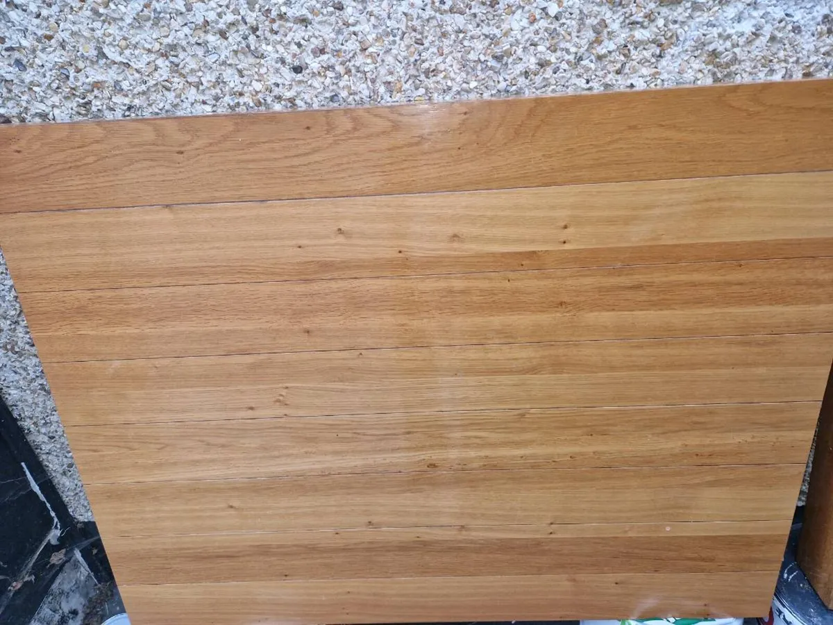 Solid Oak Dining Table - Image 3