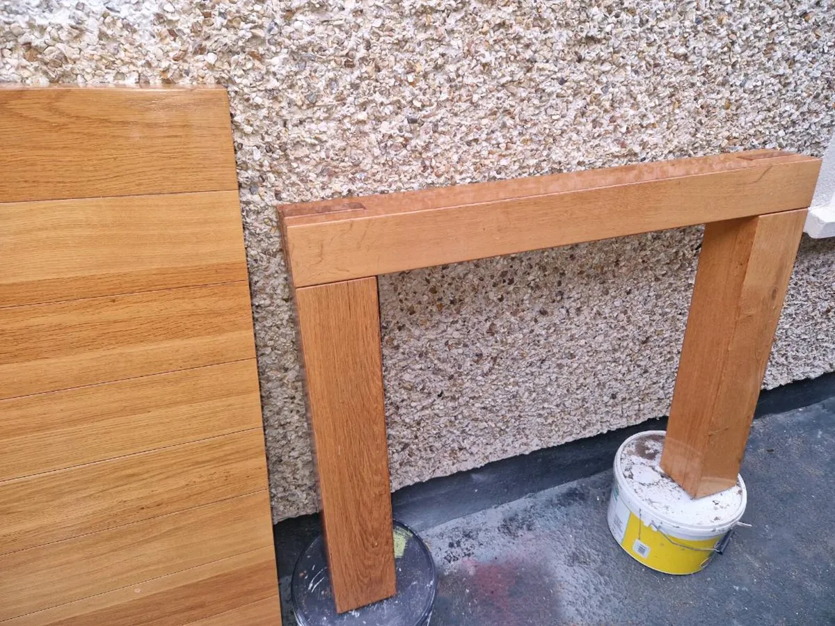 Solid Oak Dining Table - Image 4