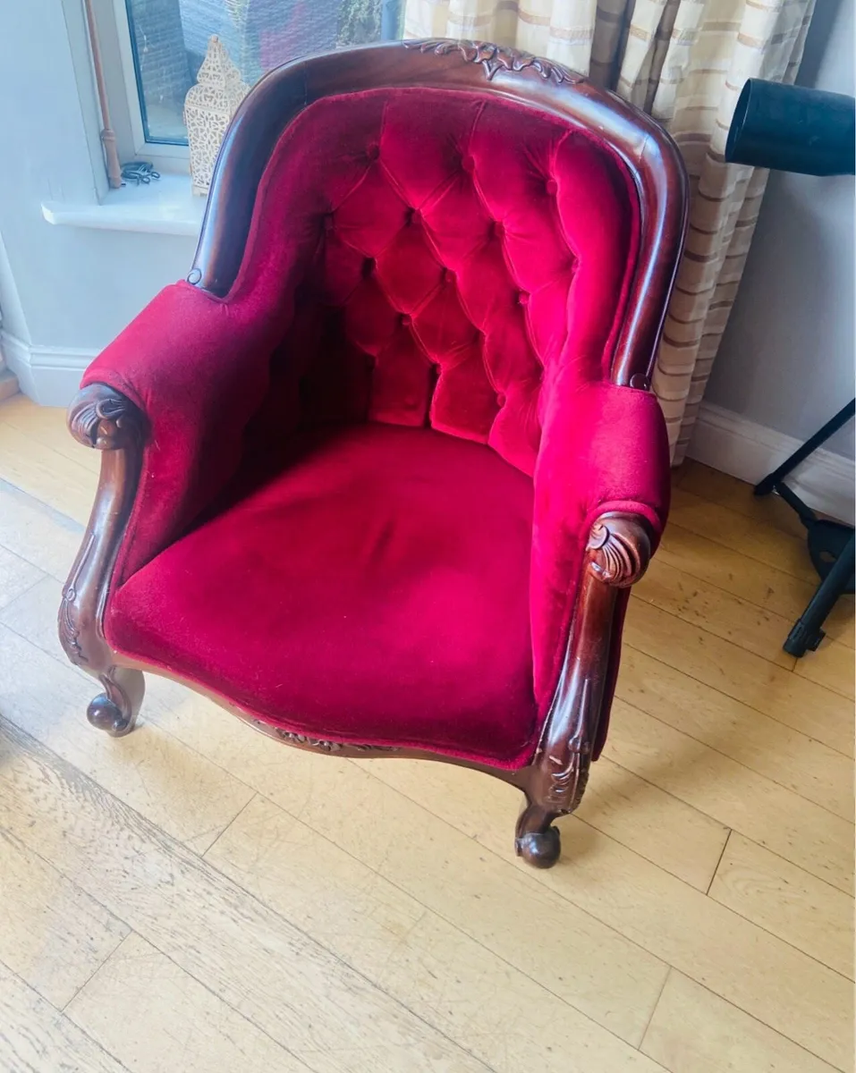Chaise longue and 2 chairs - Image 1