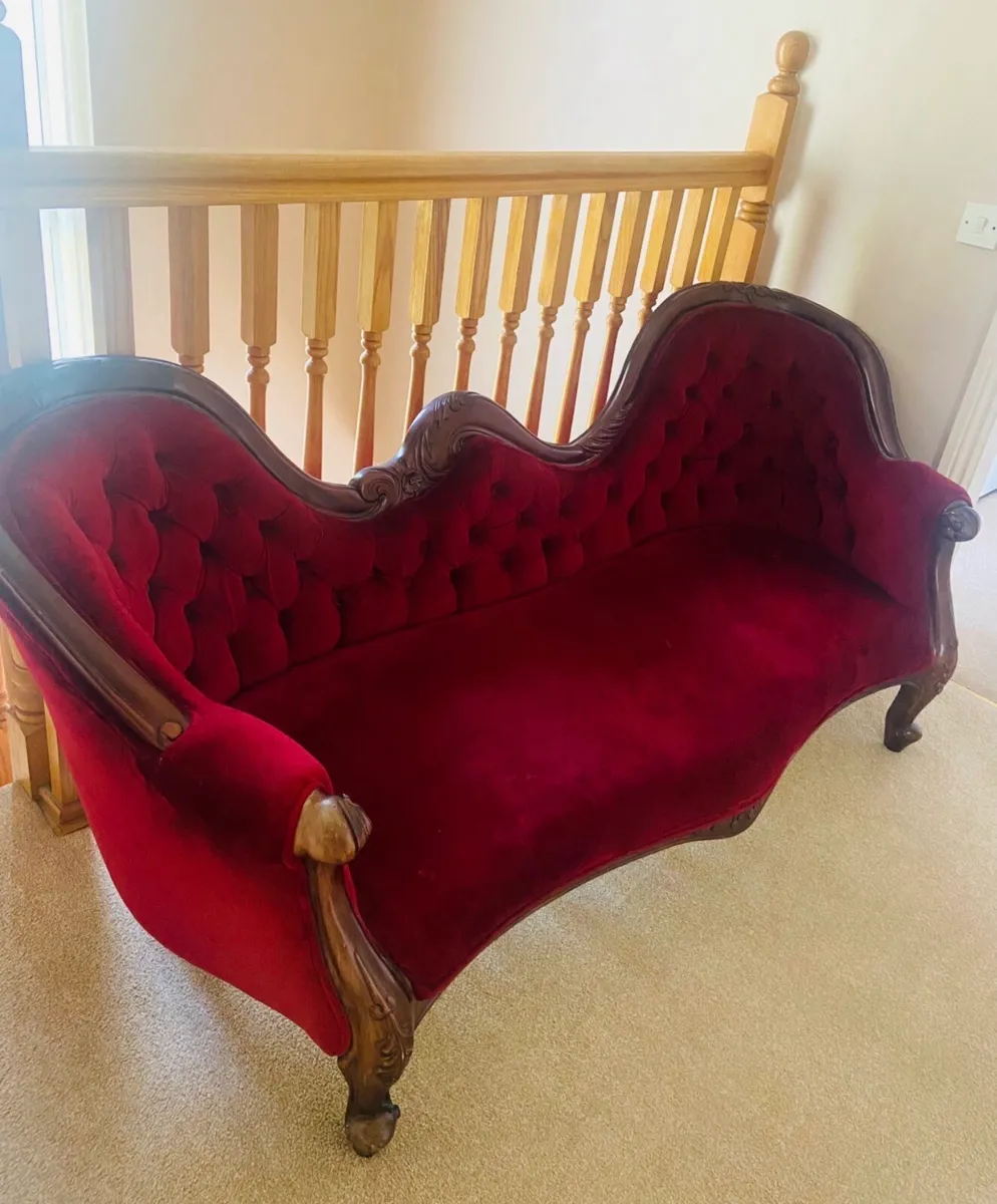 Chaise longue and 2 chairs - Image 2